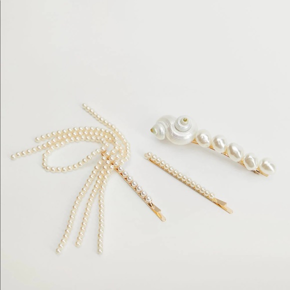 Mango 3 bow hairclips set - Picture 2 of 6